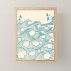 Waves Mini Art Print Gallery Image 1