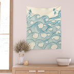 Waves Wall Tapestry Gallery Image 2