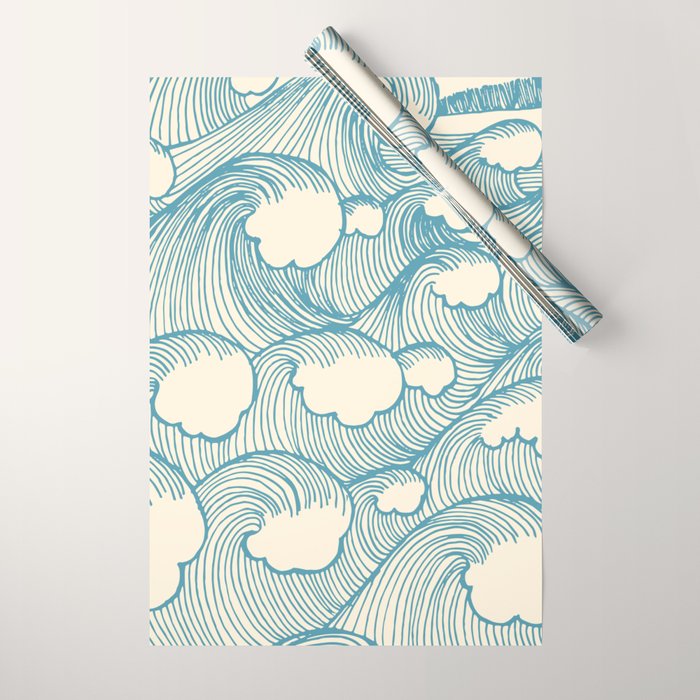 Waves Wrapping Paper