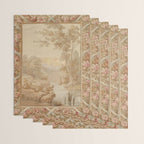 Antique 18th Century French Aubusson Pastel Verdure Tapestry Wrapping Paper Gallery Image 3