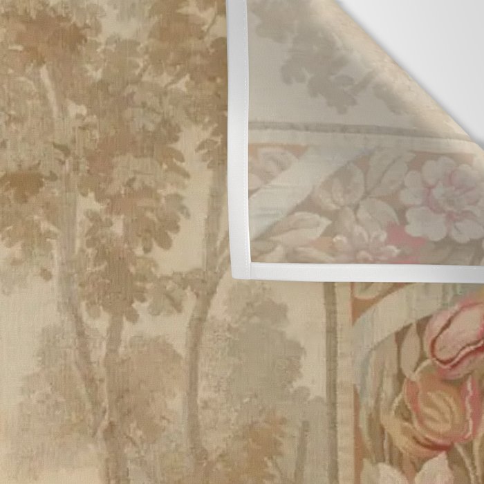 Antique 18th Century French Aubusson Pastel Verdure Tapestry Wall Tapestry Gallery Image 3