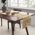Antique 18th Century French Aubusson Pastel Verdure Tapestry Table Runner Gallery Image 2