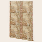 Antique 18th Century French Aubusson Pastel Verdure Tapestry Wallpaper Gallery Image 2