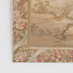 Antique 18th Century French Aubusson Pastel Verdure Tapestry Poster Gallery Image 3