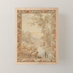 Antique 18th Century French Aubusson Pastel Verdure Tapestry Mini Art Print Gallery Image 1