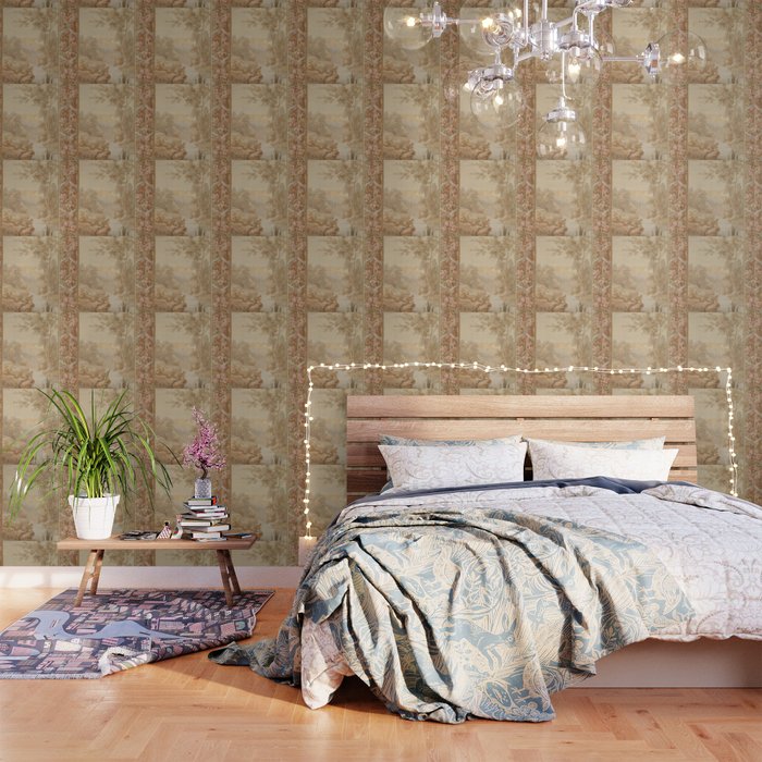 Antique 18th Century French Aubusson Pastel Verdure Tapestry Wallpaper Gallery Image 3