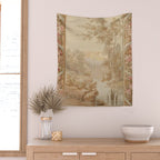 Antique 18th Century French Aubusson Pastel Verdure Tapestry Wall Tapestry Gallery Image 2