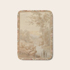 Antique 18th Century French Aubusson Pastel Verdure Tapestry Bath Mat Gallery Image 1