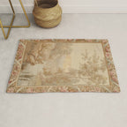 Antique 18th Century French Aubusson Pastel Verdure Tapestry Rug Gallery Image 1