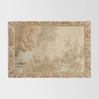 Antique 18th Century French Aubusson Pastel Verdure Tapestry Rug Gallery Image 2