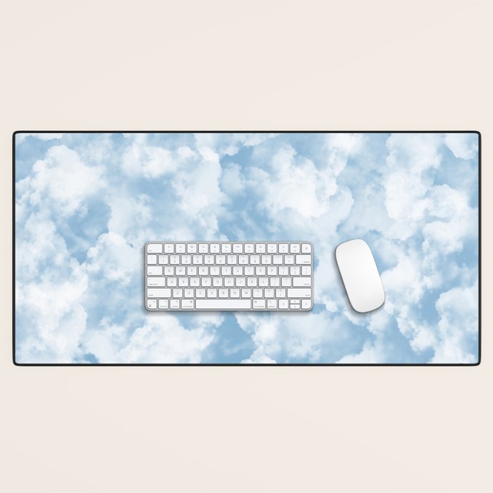 Clouds Pattern Desk Mat Gallery Image 1