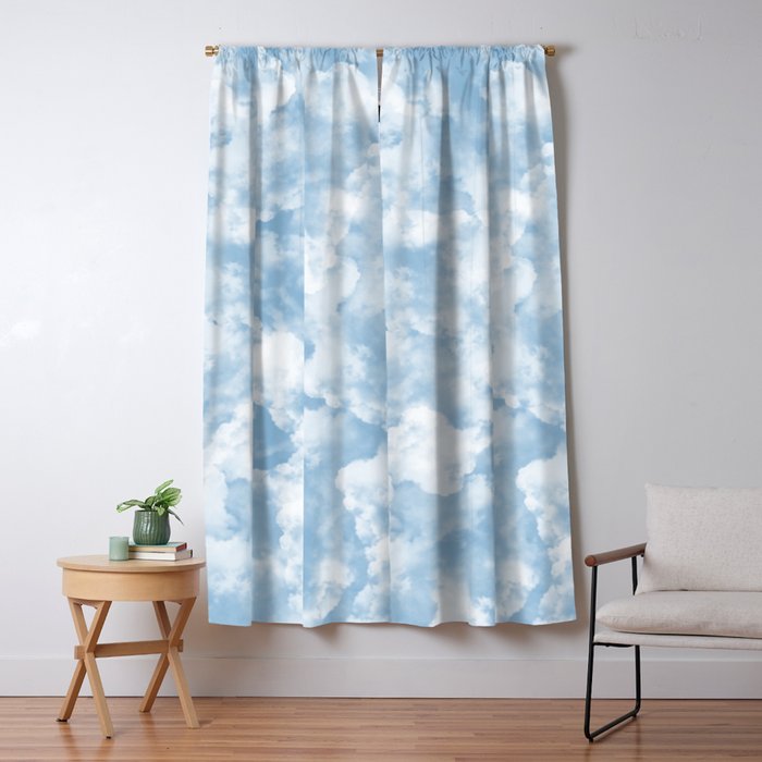 Clouds Pattern Window Curtain Gallery Image 5