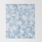 Clouds Pattern Throw Blanket Gallery Image 2