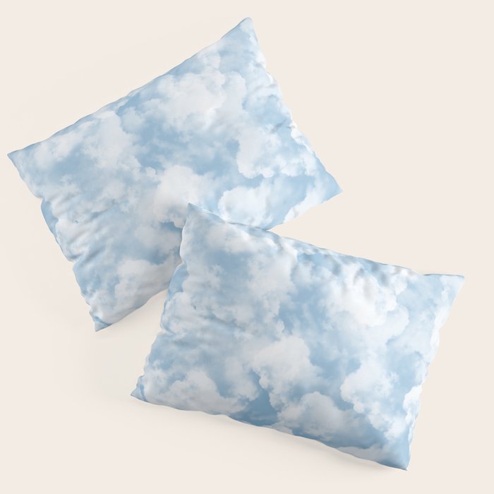 Clouds Pattern Pillow Sham