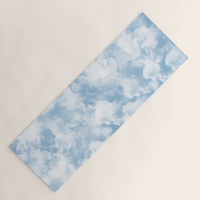 Clouds Pattern Yoga Mat Gallery Image 1