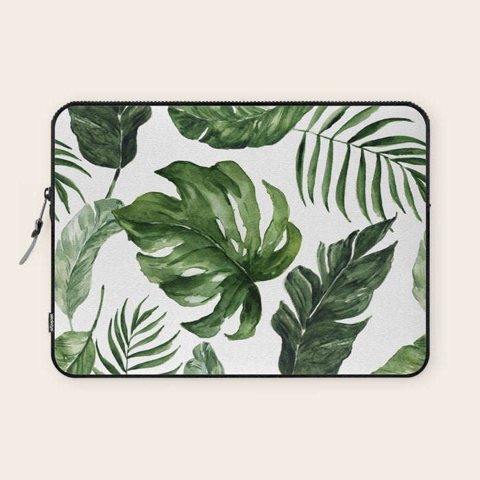 Tropical Leaf Laptop Sleeve Gallery Image 1