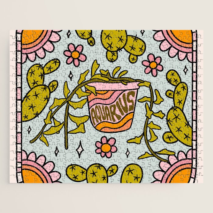 Aquarius Cactus Jigsaw Puzzle Gallery Image 1