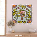 Aquarius Cactus Wall Tapestry Gallery Image 2