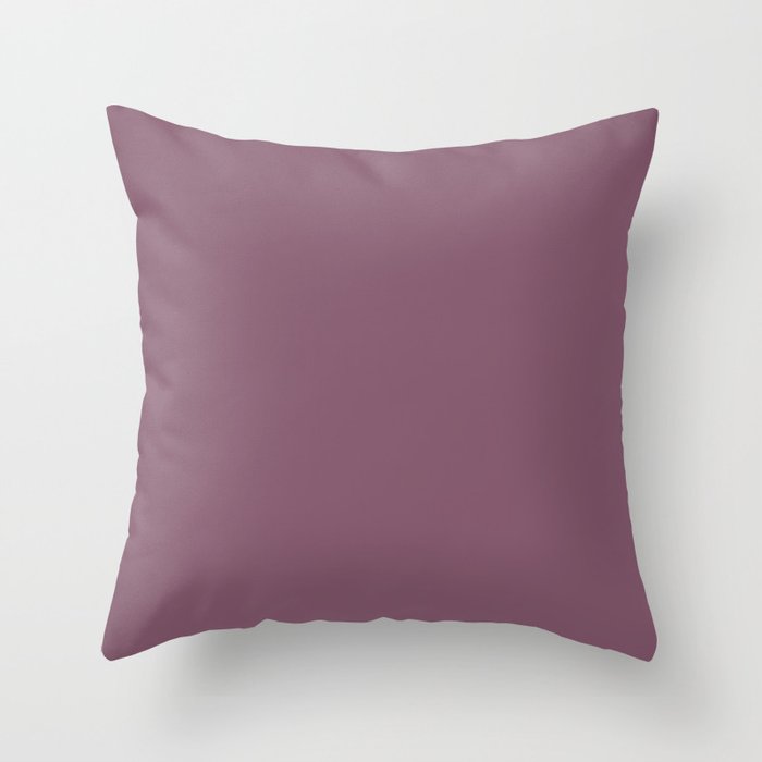 Woody Purple Throw Pillow