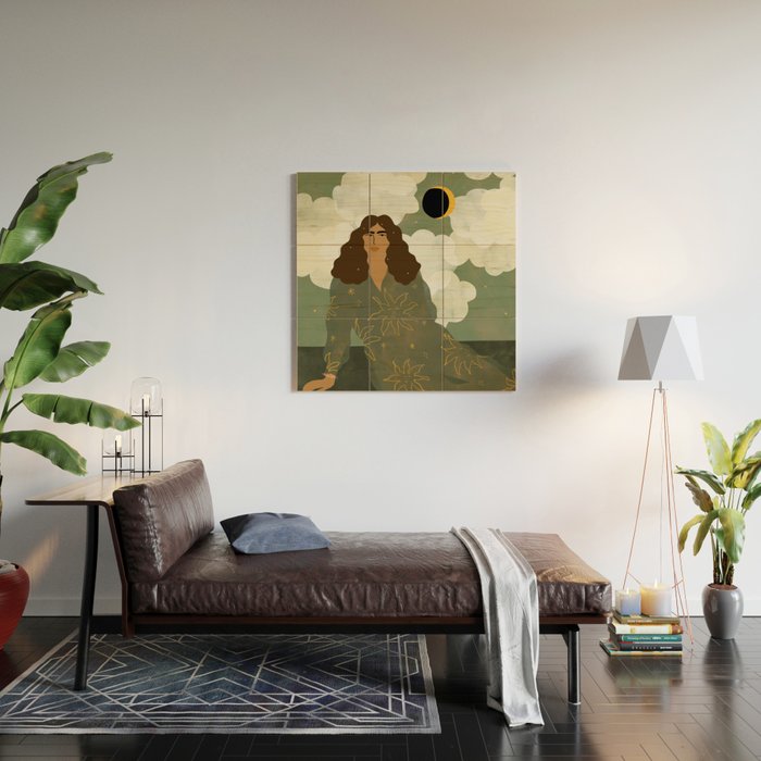 Head in the clouds Wood Wall Art Gallery Image 2