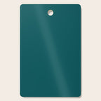 Botanical Teal Green Solid Color Cutting Board Gallery Image 1