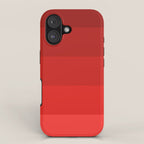 Red Striped Color Gradient iPhone Case Gallery Image 1