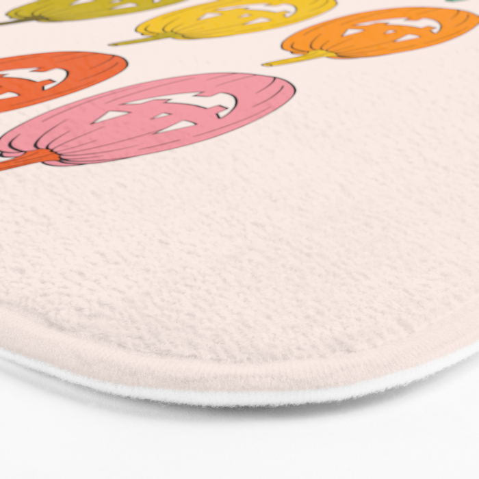 Rainbow Jack O Lanterns Bath Mat Gallery Image 3