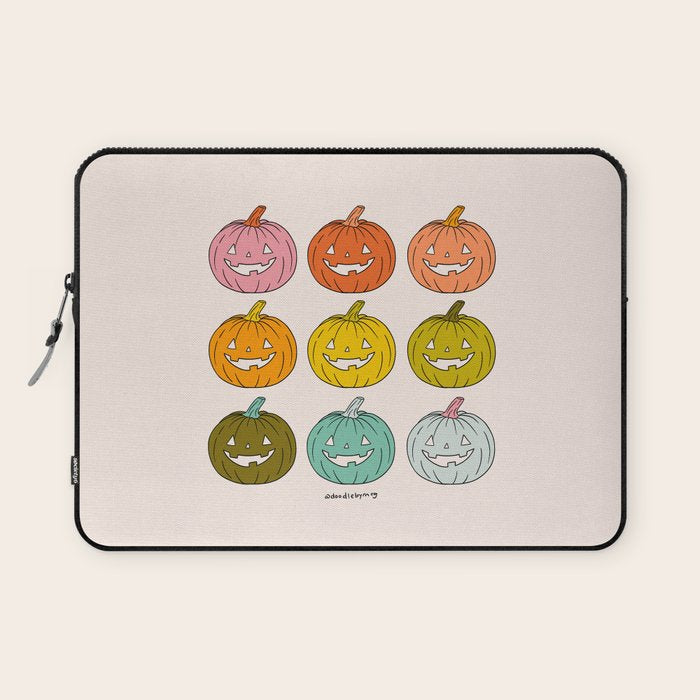 Rainbow Jack O Lanterns Laptop Sleeve Gallery Image 1