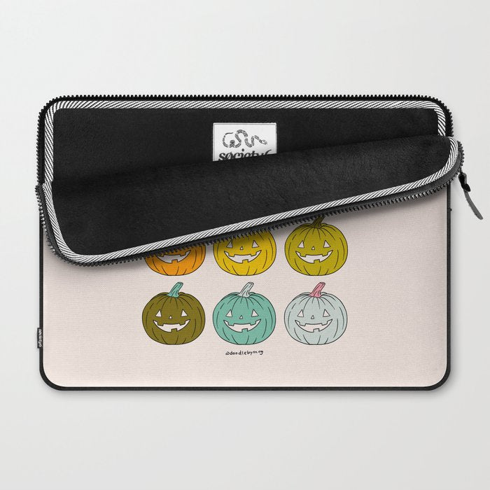 Rainbow Jack O Lanterns Laptop Sleeve Gallery Image 2