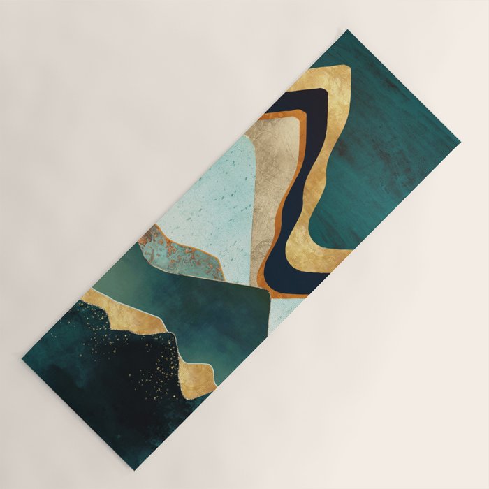 Velvet Copper Mountains Yoga Mat Gallery Image 1