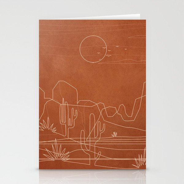 Sun over the Desert 3 Stationery Card Gallery Image 2