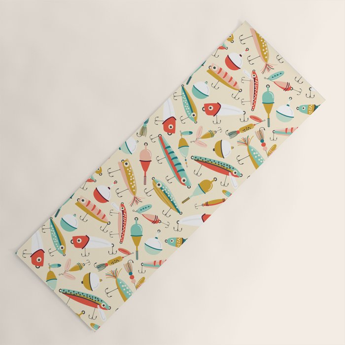 Fishing Lures Yoga Mat Gallery Image 1