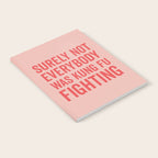 Surely Not Everybody Was Kung Fu Fighting, Funny Quote Notebook Gallery Image 2
