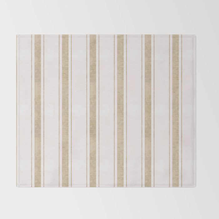 AEGEAN JUTE STRIPE Throw Blanket Gallery Image 2