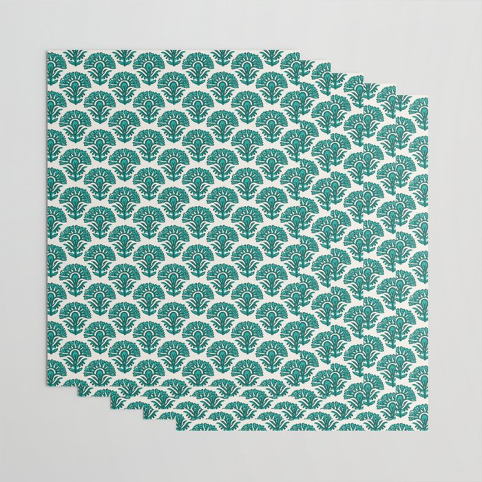 MACHA TEAL Wrapping Paper Gallery Image 3