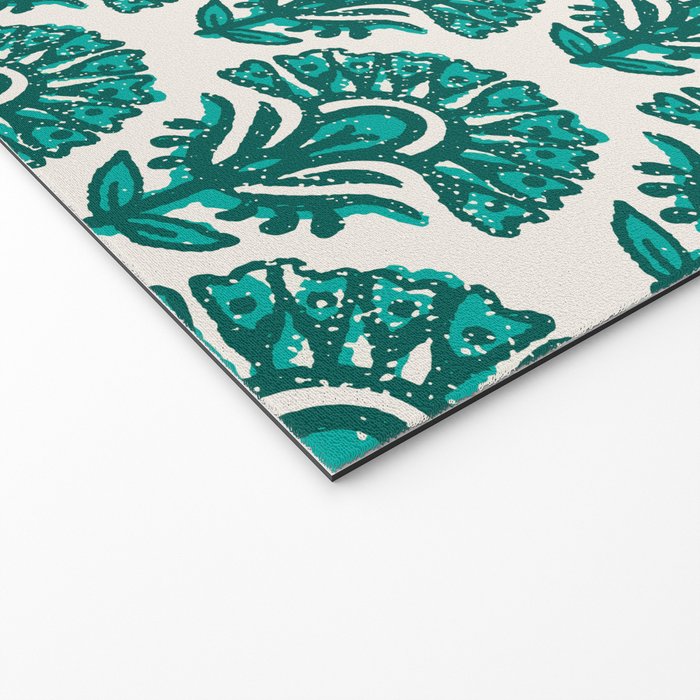 MACHA TEAL Welcome Mat Gallery Image 2