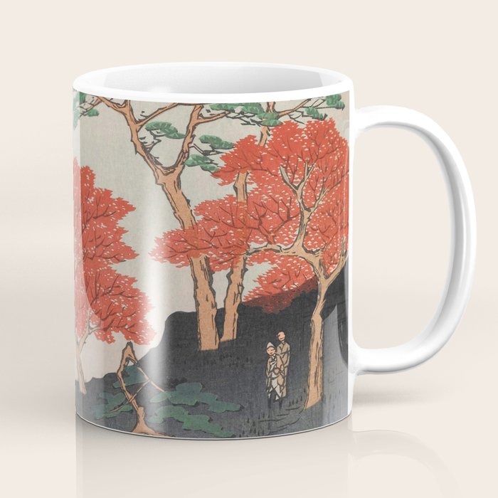 Inside Akiba Shrine Vintage Ukiyo-e Japanese Art Coffee Mug Gallery Image 1