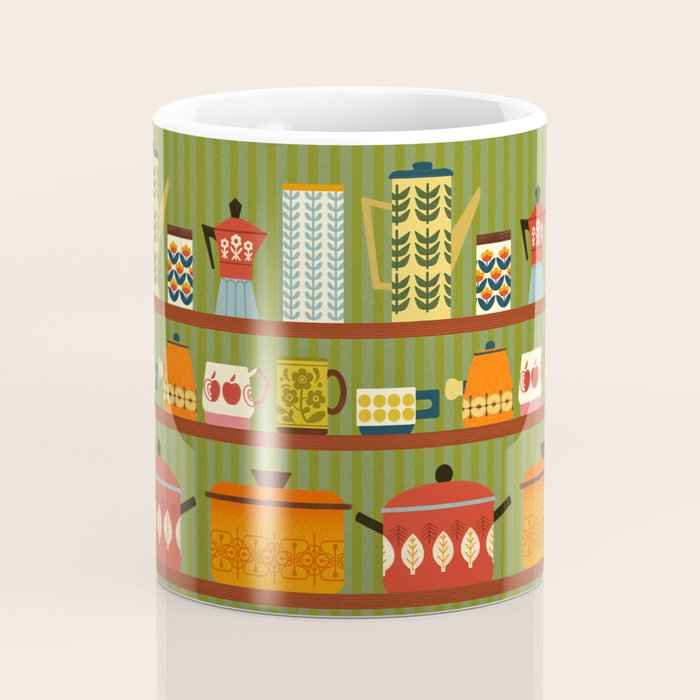 Retro 70s Kitchen Curios Coffee Mug Gallery Image 4