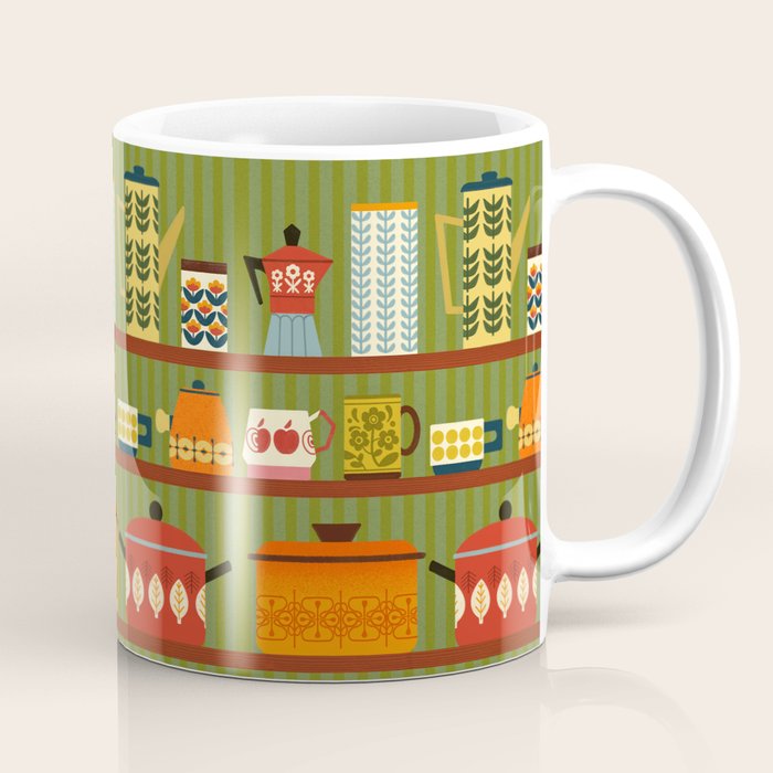 Retro 70s Kitchen Curios Coffee Mug Gallery Image 1