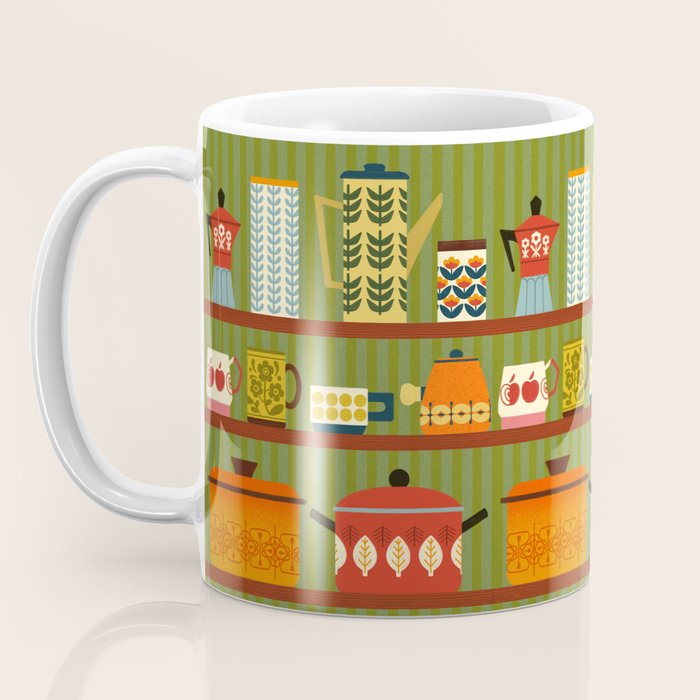 Retro 70s Kitchen Curios Coffee Mug Gallery Image 3