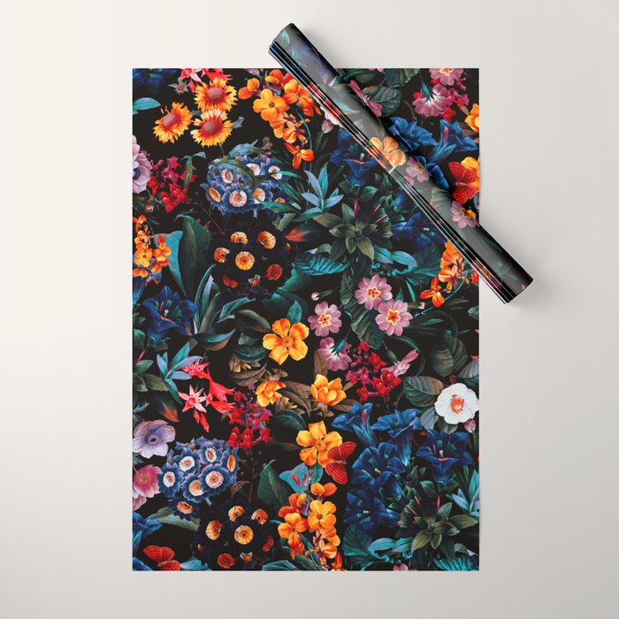 Midnight Garden XVI Wrapping Paper Gallery Image 1