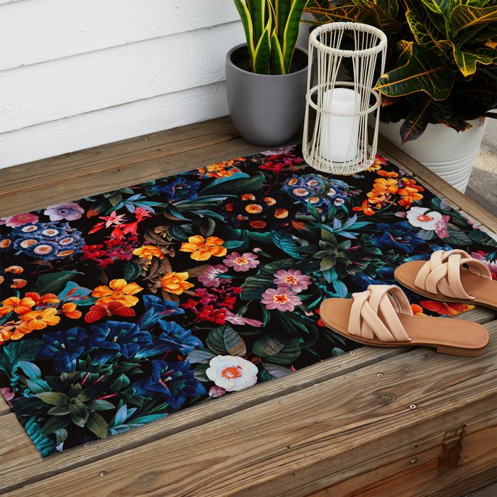 Midnight Garden XVI Outdoor Rug Gallery Image 2