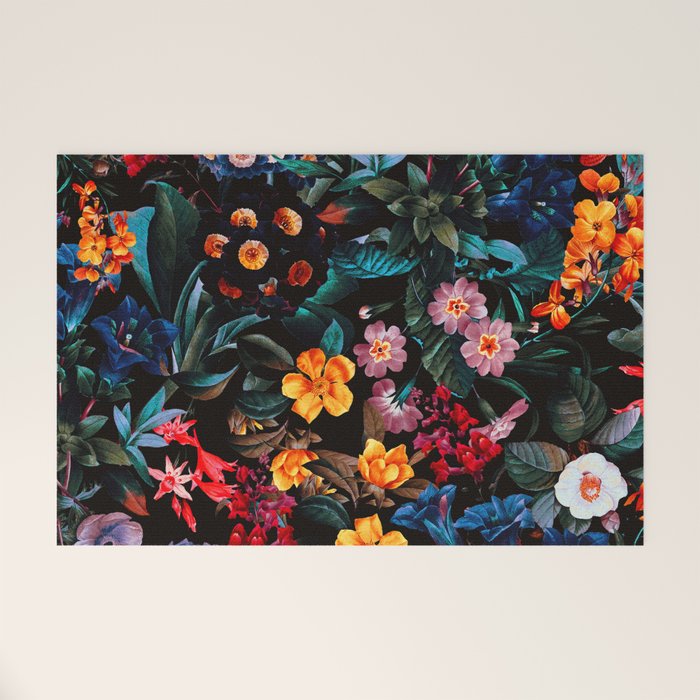 Midnight Garden XVI Welcome Mat Gallery Image 1