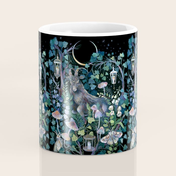 Black Goat Moon Garden Coffee Mug Gallery Image 4