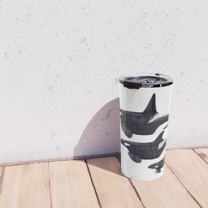 Orca (Orcinus orca) Travel Mug Gallery Image 4