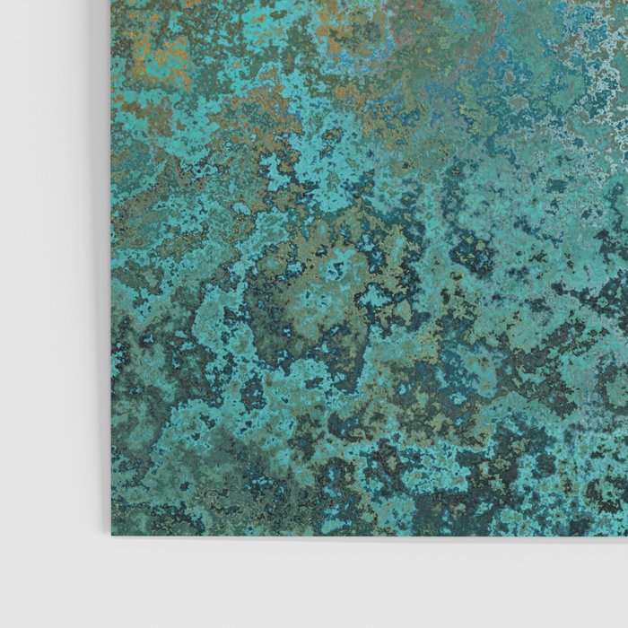 Vintage Copper and Teal Rust Poster Gallery Image 3