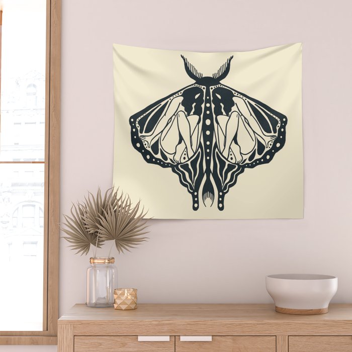 Feminine Metamorphosis  Wall Tapestry Gallery Image 2