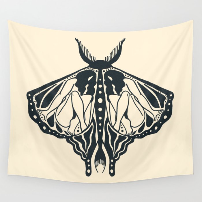 Feminine Metamorphosis  Wall Tapestry Gallery Image 1