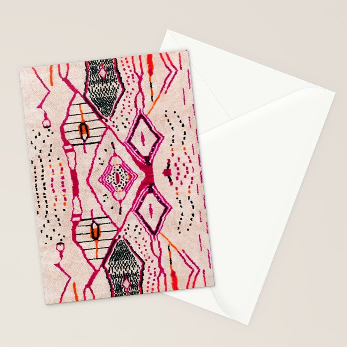 Heritage Oriental Moroccan Carpet Design Stationery Card Gallery Image 2
