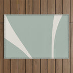 Minimalist Plant Abstract XXIII Outdoor Rug Gallery Image 1